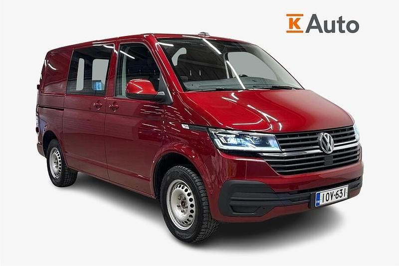 Käytetty VW T6.1 150 HP (110 kW) 2021 Punainen Van