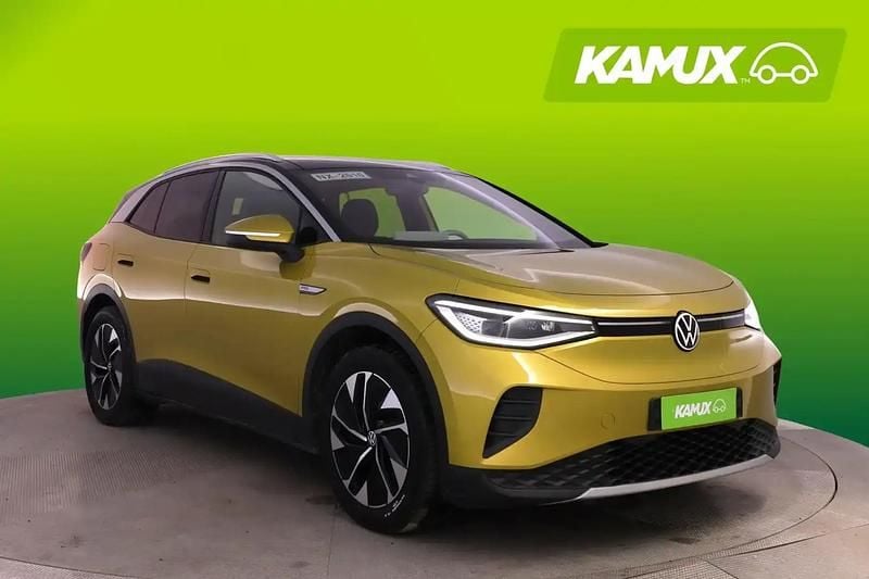 Käytetty VW ID.4 Pro Performance 150 kW (204 HP) 2021 Keltainen / beige Katumaasturi