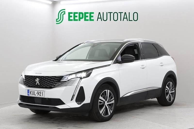 Valkoinen Käytetty 2021 Peugeot 3008 Allure Katumaasturi | 24 950 € (Kallis) - Kuva 1/4