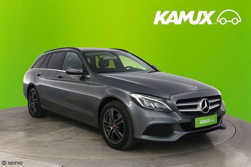 Hopea / harmaa Käytetty 2017 Mercedes C220 Business Farmari | 13 490 € (Supertarjous) - Kuva 1/3
