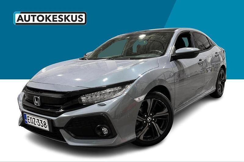 Harmaa Käytetty 2018 Honda Civic Sport Plus Viistoperä | 19 800 € (Perustarjous) - Kuva 1/3