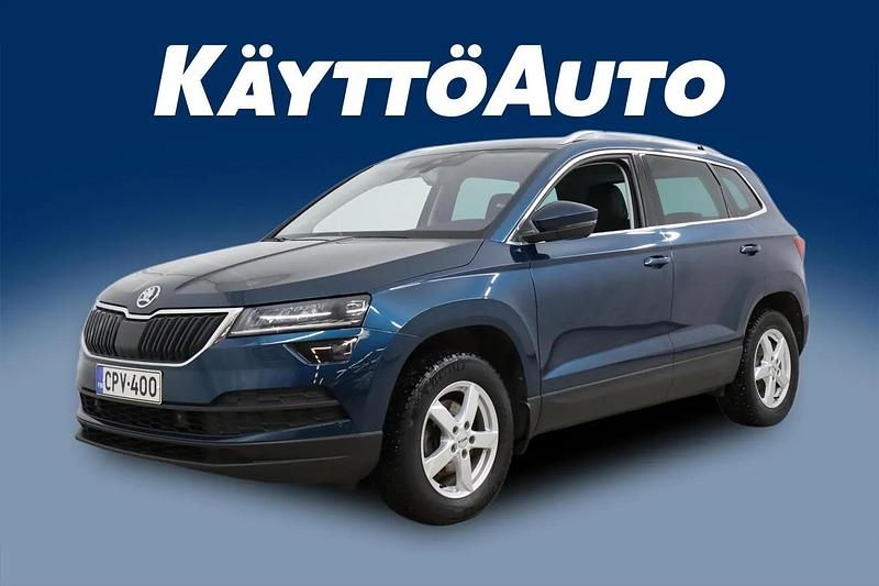 Käytetty Skoda Karoq Business Line 150 HP (110 kW) 2021 Sininen Katumaasturi