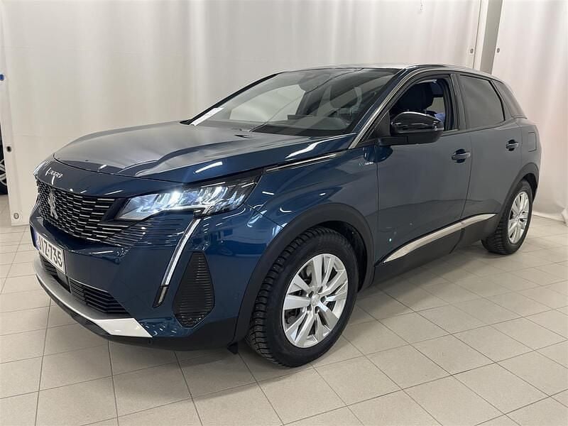 Sininen Käytetty 2022 Peugeot 3008 Allure Katumaasturi | 24 490 € (Hieman kallis) - Kuva 1/4