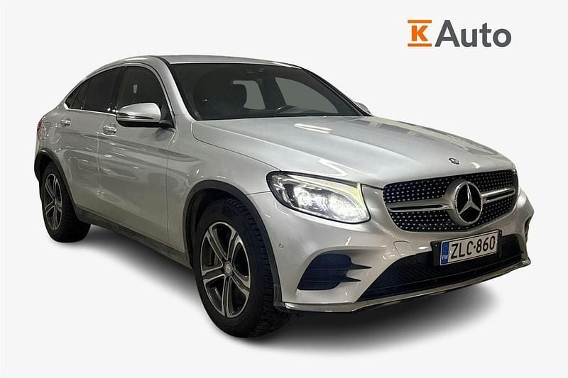 Käytetty Mercedes GLC220 Business 170 HP (125 kW) 2017 Harmaa Coupe - kaksiovinen