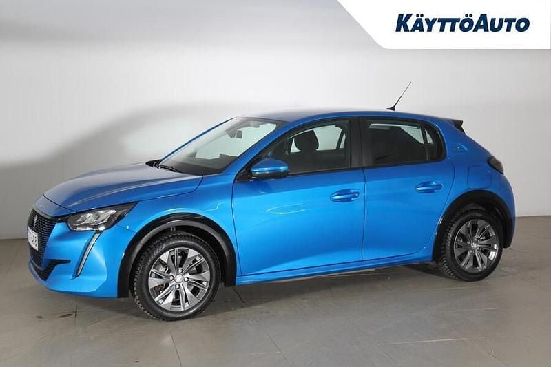 Käytetty Peugeot e-208 Active 100 kW (136 HP) 2022 Sininen Viistoperä