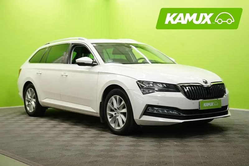 Valkoinen Käytetty 2020 Skoda Superb Ambition Farmari | 19 490 € (Supertarjous) - Kuva 1/4