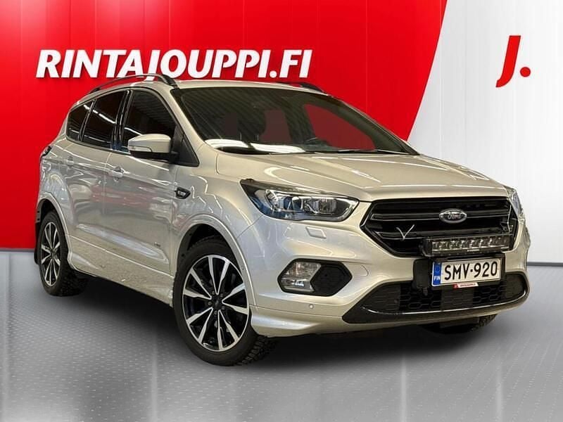 Harmaa Käytetty 2018 Ford Kuga ST-Line Katumaasturi | 13 900 € (Perustarjous) - Kuva 1/3