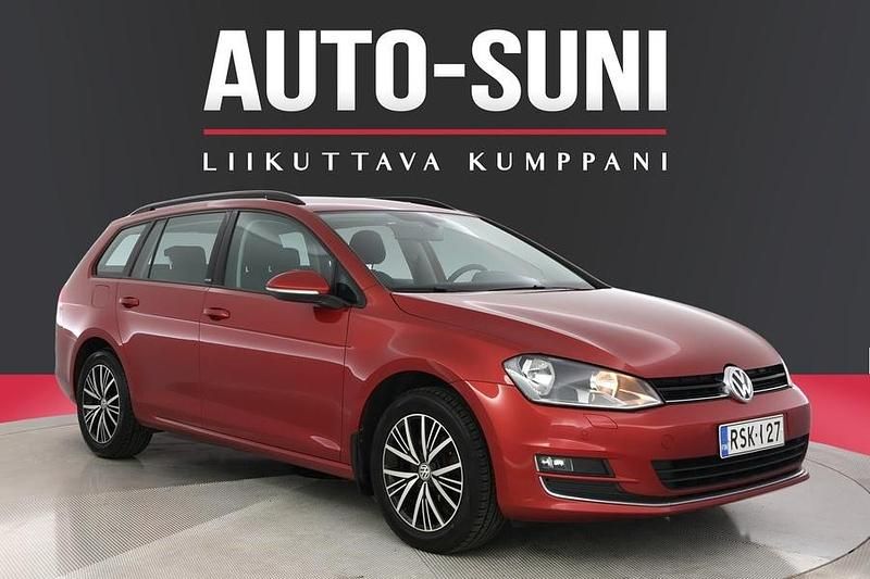 Punainen Käytetty 2016 VW Golf VII Allstar Farmari | 9 900 € (Hyvä tarjous) - Kuva 1/3