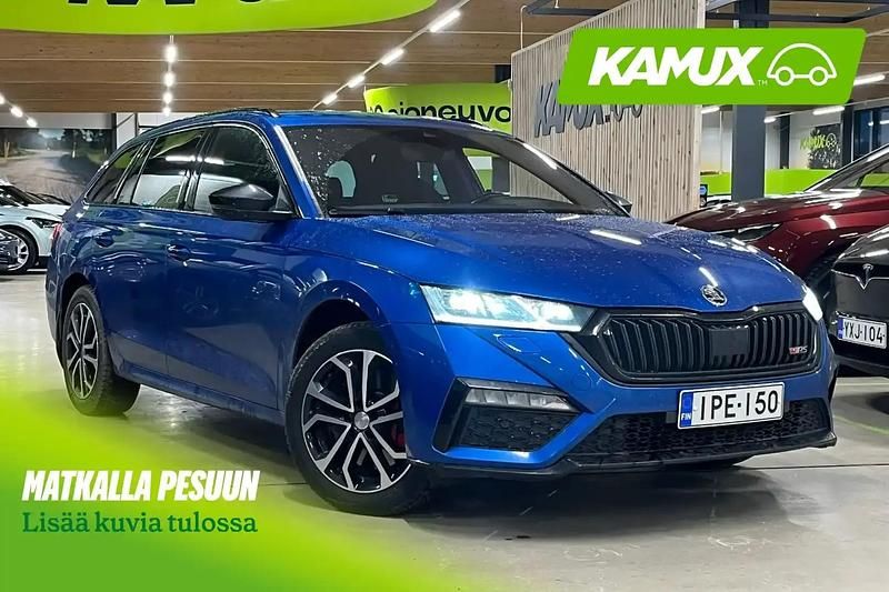 Sininen Käytetty 2022 Skoda Octavia RS Farmari | 22 990 € (Hyvä tarjous) - Kuva 1/4