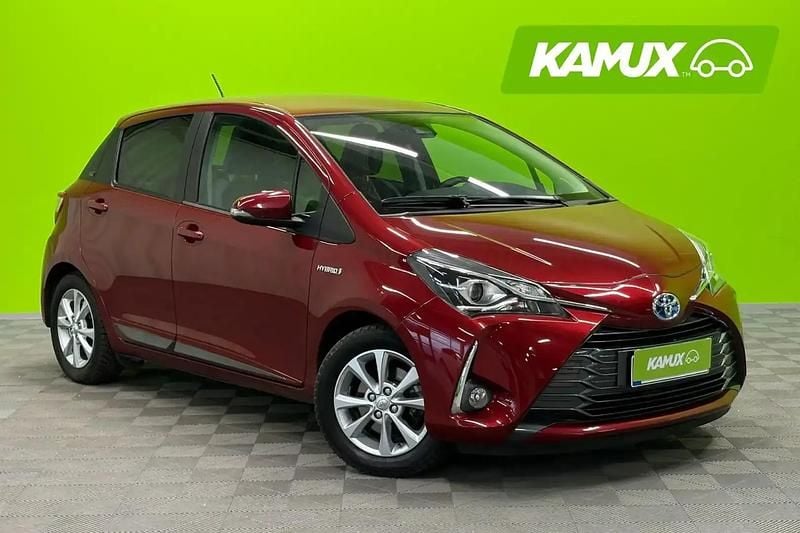 Punainen Käytetty 2019 Toyota Yaris Hybrid Edition Sedan | 17 650 € (Perustarjous) - Kuva 1/4