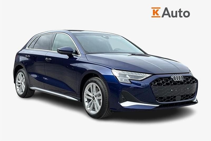 Sininen Käytetty 2025 Audi A3 Sportback e-tron Advanced Viistoperä | 47 900 € - Kuva 1/4
