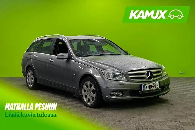 Hopea / harmaa Käytetty 2009 Mercedes C220 Business Farmari | 5 900 € (Perustarjous) - Kuva 1/3