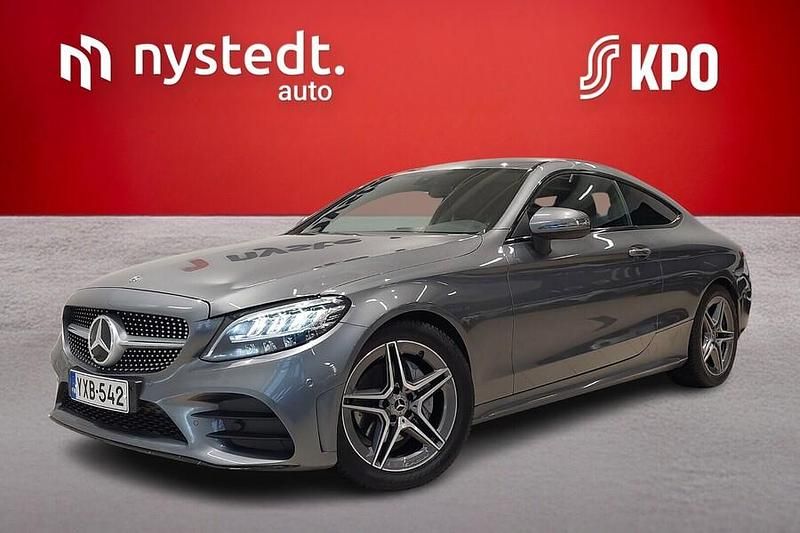 Harmaa Käytetty 2020 Mercedes C200 Coupe - kaksiovinen | 29 800 € (Hieman kallis) - Kuva 1/4