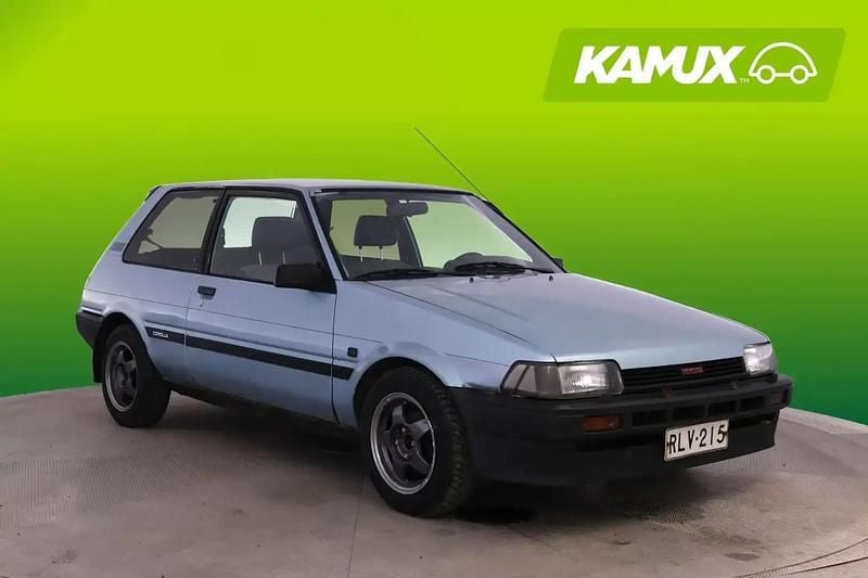 Käytetty Toyota Corolla 82 HP (60 kW) 1986 Sininen Sedan
