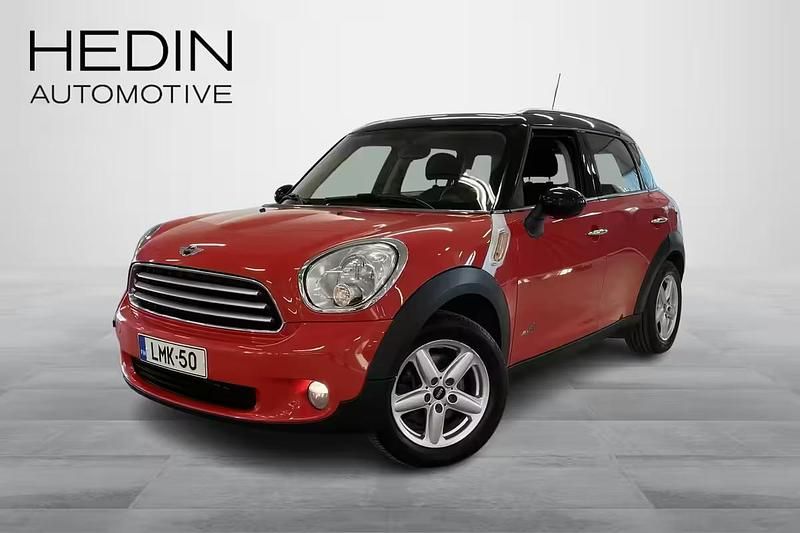 Punainen Käytetty 2011 Mini Cooper D Countryman Business Katumaasturi | 6 990 € - Kuva 1/4