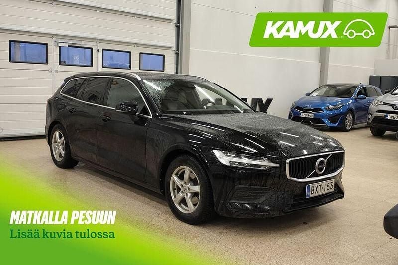 Black solid / solid Käytetty 2019 Volvo V60 Business Edition Farmari | 21 390 € (Perustarjous) - Kuva 1/4