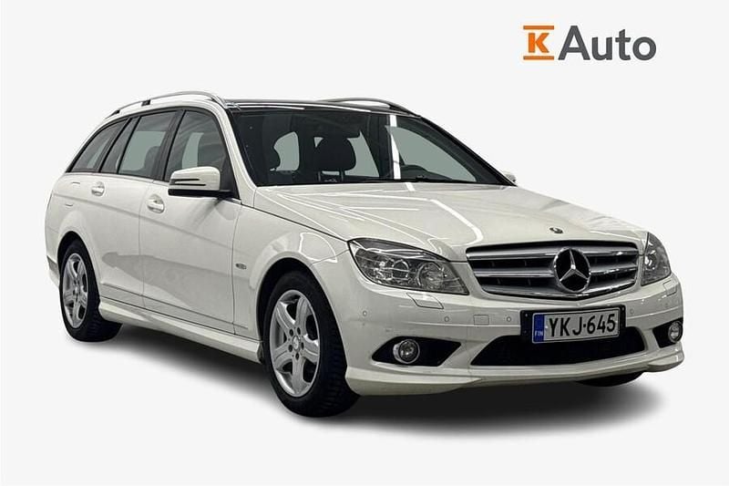 Valkoinen Käytetty 2010 Mercedes C180 Business Farmari | 11 490 € (Hieman kallis) - Kuva 1/3
