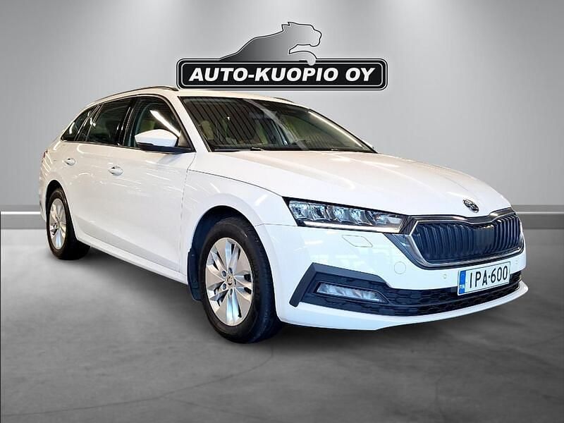 Valkoinen Käytetty 2021 Skoda Octavia Ambition Farmari | 23 790 € (Perustarjous) - Kuva 1/4