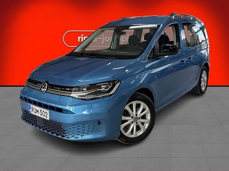 Sininen Käytetty 2021 VW Caddy Life Tila-auto | 31 770 € (Kallis) - Kuva 1/4