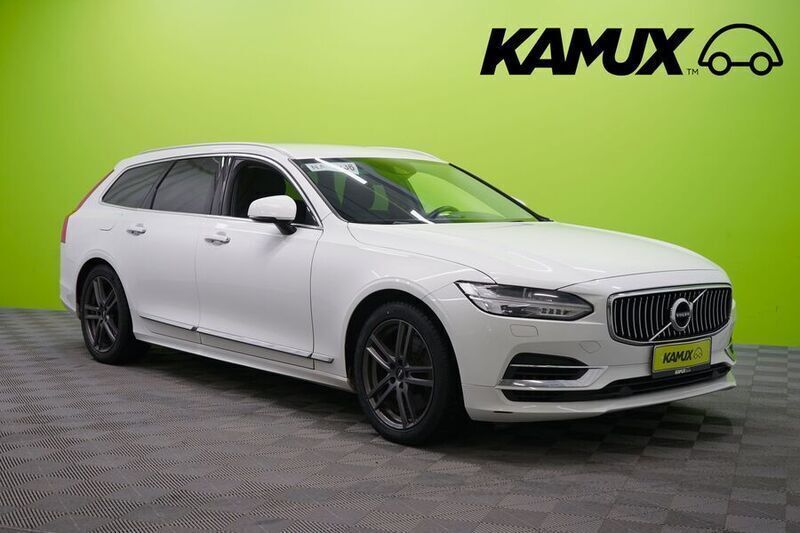 Ice white, solid / solid Käytetty 2019 Volvo V90 Inscription Farmari | 32 400 € (Kallis) - Kuva 1/3