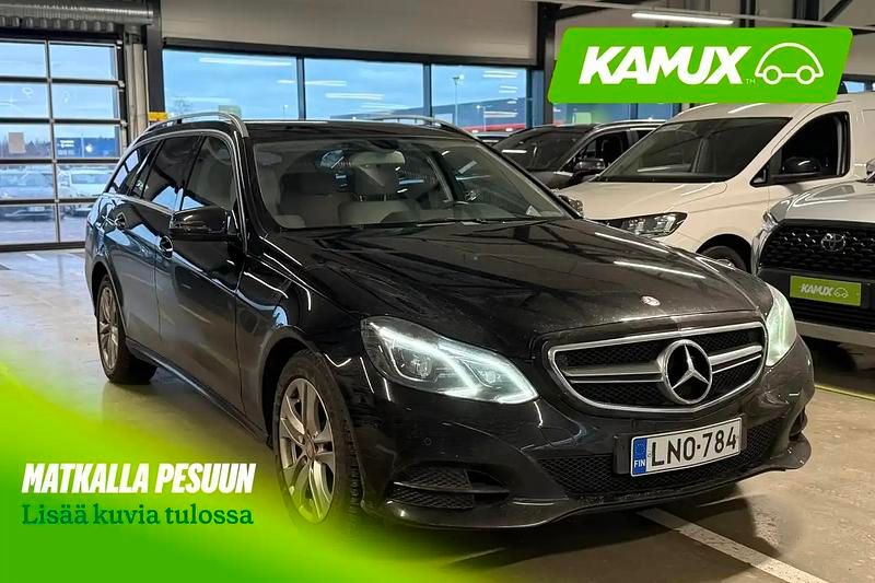 Musta Käytetty 2013 Mercedes E220 Farmari | 12 640 € (Hieman kallis) - Kuva 1/4