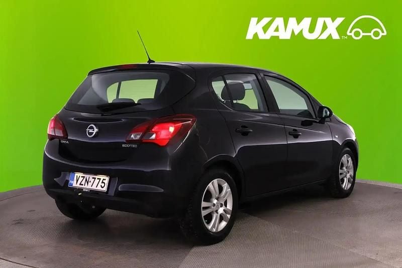 Käytetty Opel Corsa Excite 90 HP (66 kW) 2018 Musta Sedan