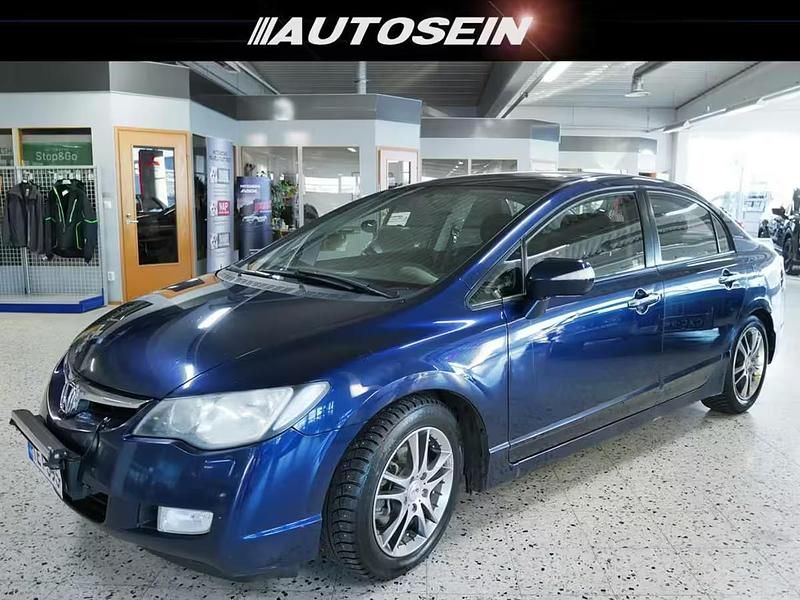 Sininen Käytetty 2007 Honda Civic Comfort Sedan | 2 850 € (Kallis) - Kuva 1/4