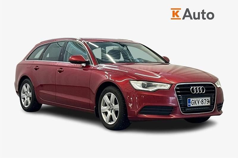 Käytetty Audi A6 Business 136 HP (100 kW) 2014 Punainen Farmari