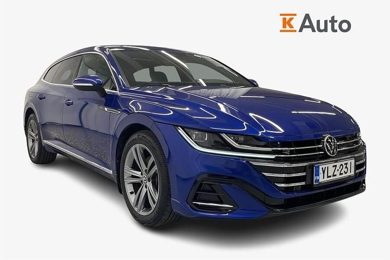 Sininen Käytetty 2022 VW Arteon Business Farmari | 27 890 € (Perustarjous) - Kuva 1/3