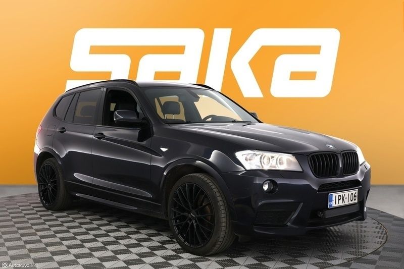 Musta Käytetty 2012 BMW X3 M Sport Katumaasturi | 17 900 € (Hyvä tarjous) - Kuva 1/3