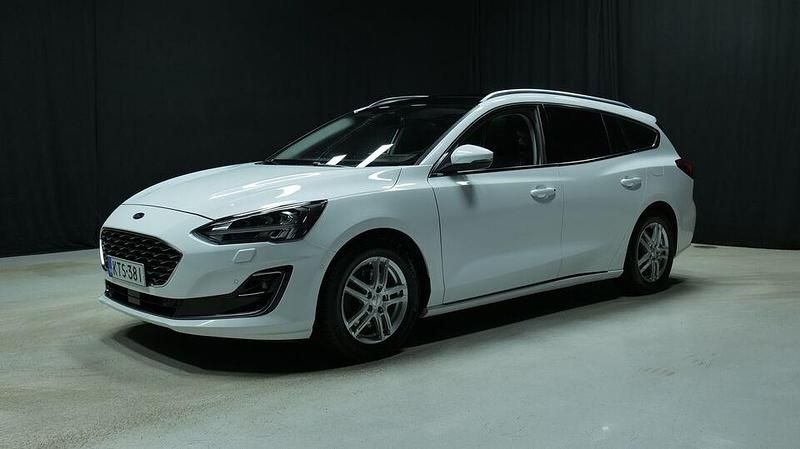 Valkoinen Käytetty 2019 Ford Focus Vignale Farmari | 22 800 € (Kallis) - Kuva 1/3