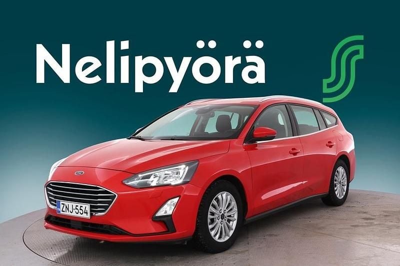 Punainen Käytetty 2022 Ford Focus Trend Farmari | 15 950 € (Perustarjous) - Kuva 1/3