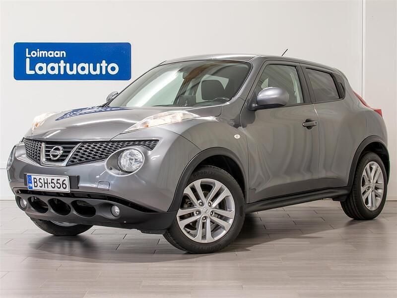 Harmaa Käytetty 2013 Nissan Juke Acenta Katumaasturi | 7 990 € (Perustarjous) - Kuva 1/4