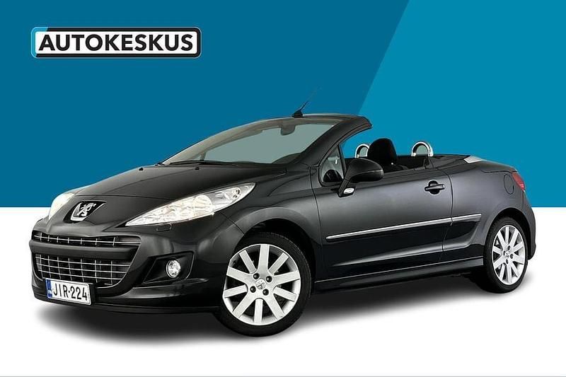 Musta Käytetty 2011 Peugeot 207 CC Avoauto | 8 690 € - Kuva 1/2