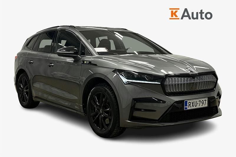 Harmaa Käytetty 2024 Skoda Enyaq iV RS Katumaasturi | 49 850 € (Perustarjous) - Kuva 1/4