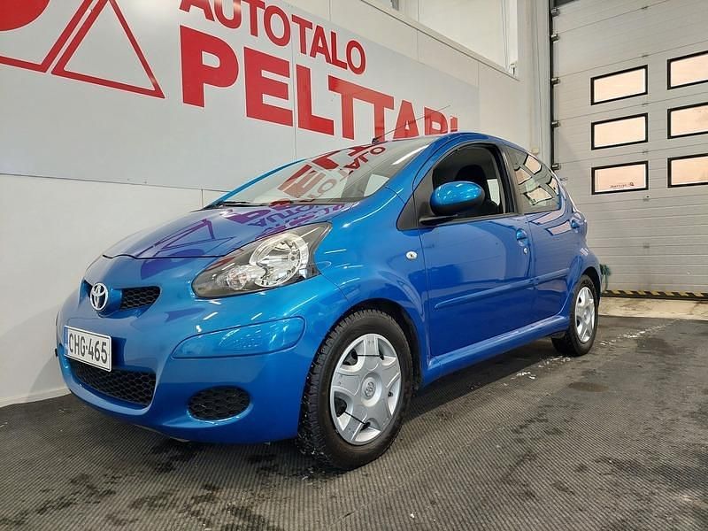 Käytetty Toyota Aygo 68 HP (50 kW) 2009 Sininen Viistoperä