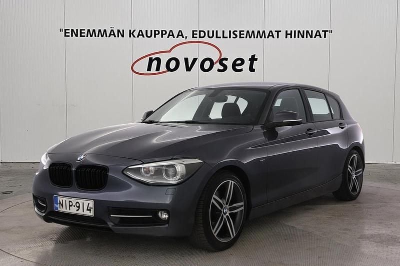 Harmaa Käytetty 2012 BMW 118 Viistoperä | 9 970 € (Perustarjous) - Kuva 1/4