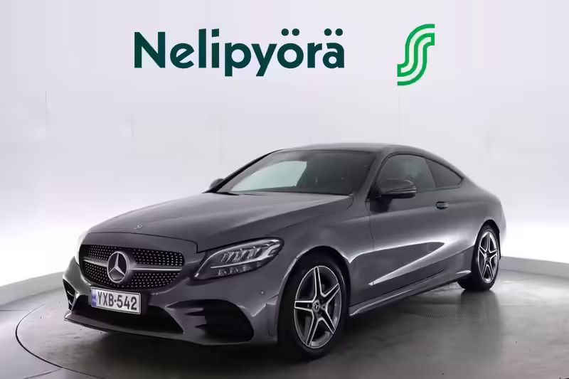 Harmaa Käytetty 2020 Mercedes C200 AMG Coupe - kaksiovinen | 29 900 € - Kuva 1/4