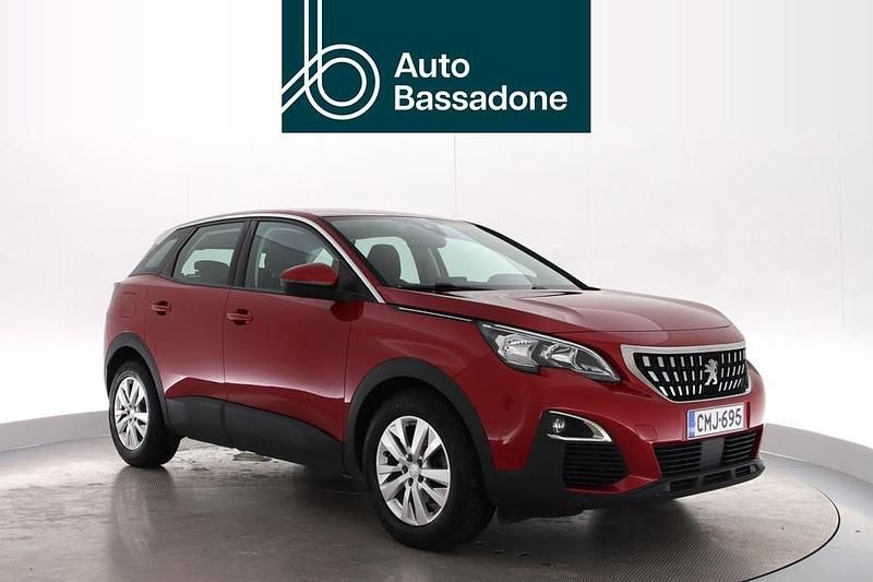 Punainen Käytetty 2019 Peugeot 3008 Active Katumaasturi | 16 480 € (Perustarjous) - Kuva 1/4