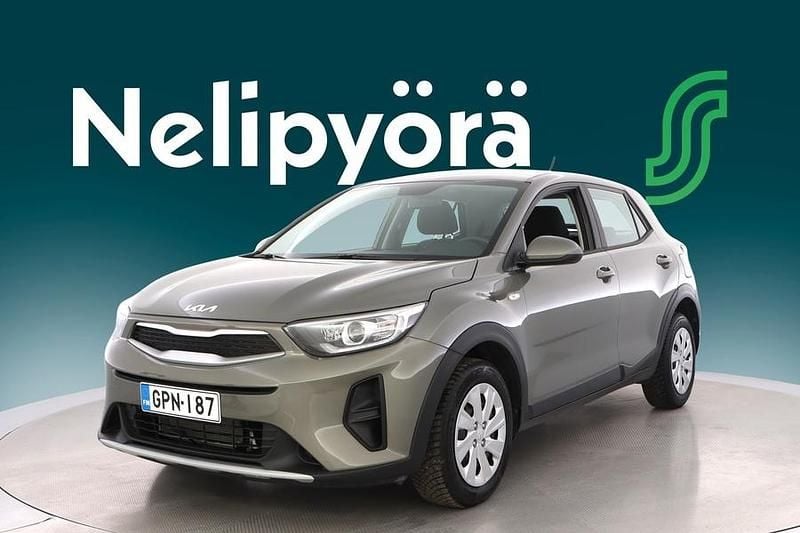 Käytetty Kia Stonic LX 101 HP (74 kW) 2023 Vihreä Katumaasturi