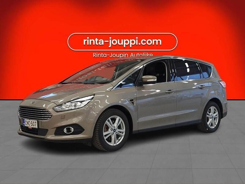 Valkoinen Käytetty 2019 Ford S-MAX ST-Line Tila-auto | 24 900 € (Hyvä tarjous) - Kuva 1/3