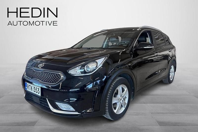 Käytetty Kia Niro EX 105 HP (77 kW) 2018 Musta Katumaasturi