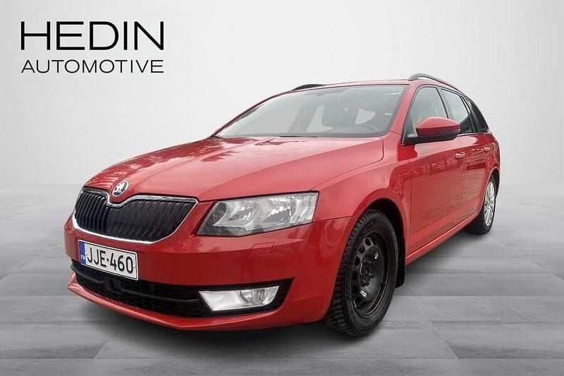 Punainen Käytetty 2013 Skoda Octavia Ambition Farmari | 6 900 € (Perustarjous) - Kuva 1/4