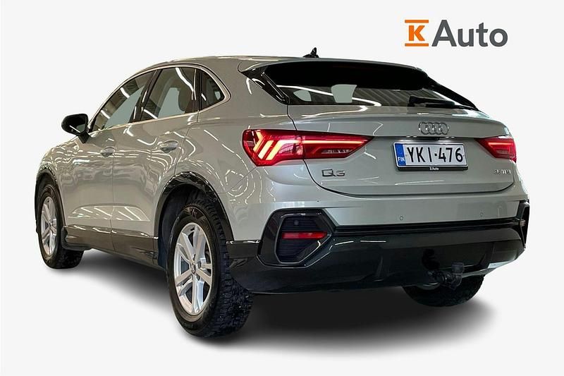 Käytetty Audi Q3 Sportback Business 150 HP (110 kW) 2020 Hopea Katumaasturi