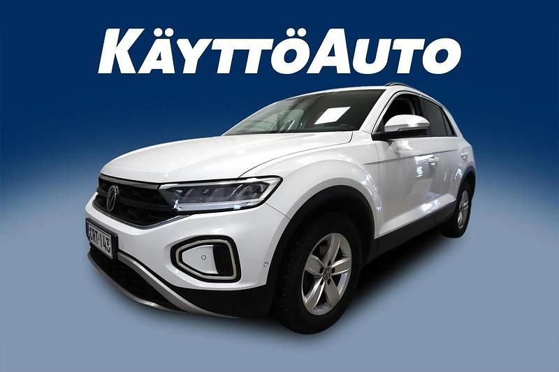Pure white Käytetty 2024 VW T-Roc Comfortline Katumaasturi | 34 700 € (Hieman kallis) - Kuva 1/4