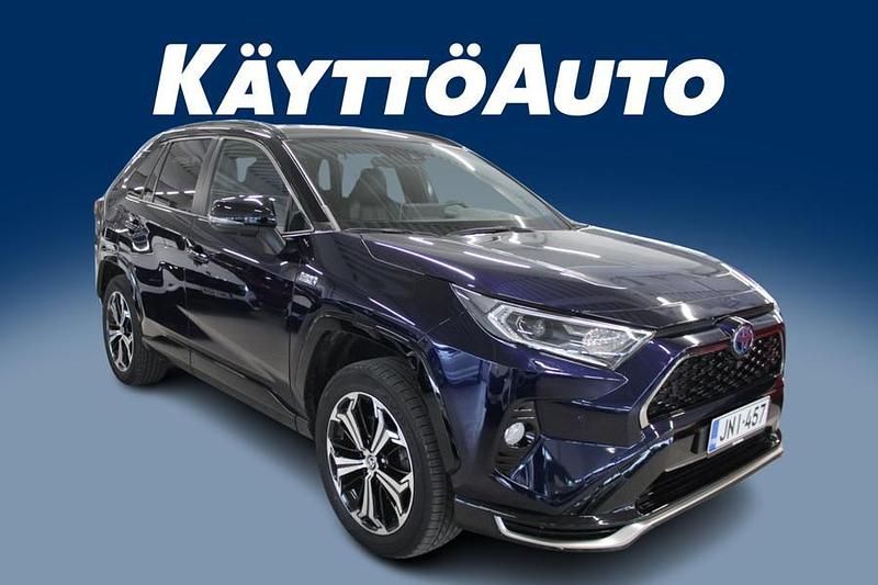 Käytetty Toyota RAV4 Hybrid Premium 306 HP (225 kW) 2021 Sininen Katumaasturi