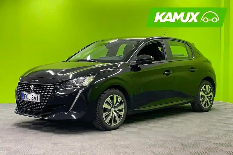 Käytetty Peugeot 208 Active 75 HP (55 kW) 2020 Musta Viistoperä