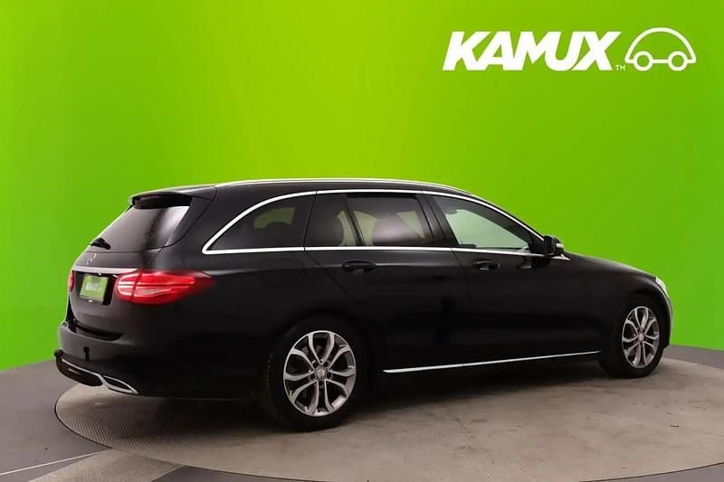 Käytetty Mercedes C220 Business 170 HP (125 kW) 2015 Musta Farmari