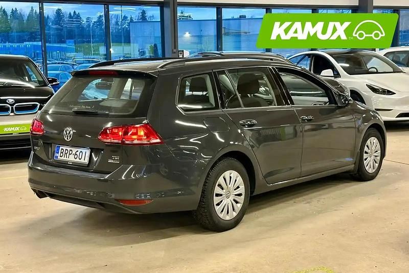 Käytetty VW Golf VII Comfortline 105 HP (77 kW) 2014 Hopea / harmaa Farmari