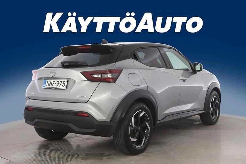 Käytetty Nissan Juke N-Connecta 143 HP (105 kW) 2024 Hopea met Katumaasturi